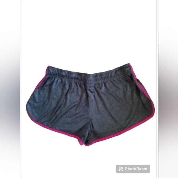 Women's Pro Player Running Shorts Pink & Grey - Picture 2 of 2